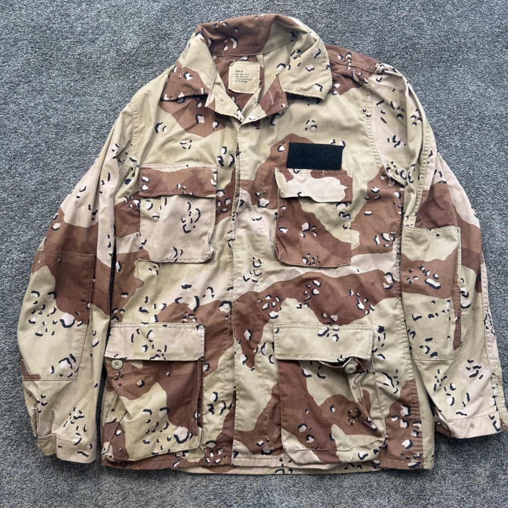 US Military Chocolate Chip Desert Camo BDU Field Jacket Medium Long 6 Color